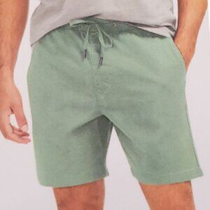 Gap Mens Granite Green Drawstring Shorts XXL 98% Cotton 2% Spandex Casual Elasti